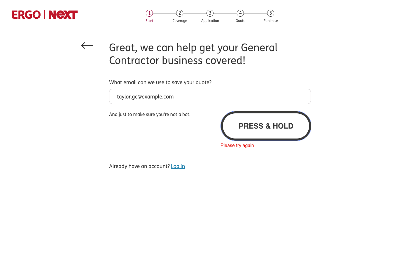 Construction bot retry state